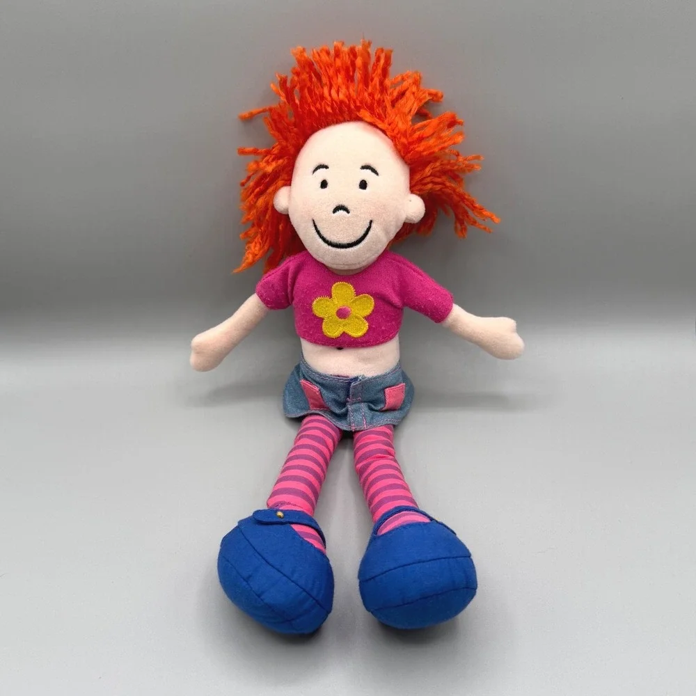 RARE Vintage Manhattan Toy Co Groovy Girls Lucy Plush Doll 1999 Orange Hair  14